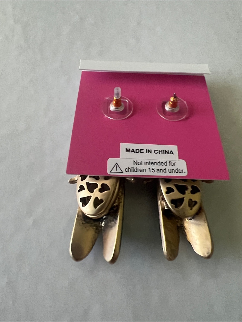 NEW Betsey Johnson Beetle Earrings. - Picture 3 of 3